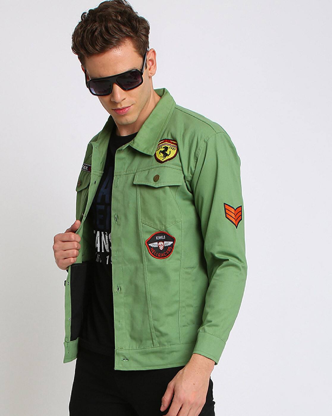 Buy Green Jackets \u0026 Coats for Men by 