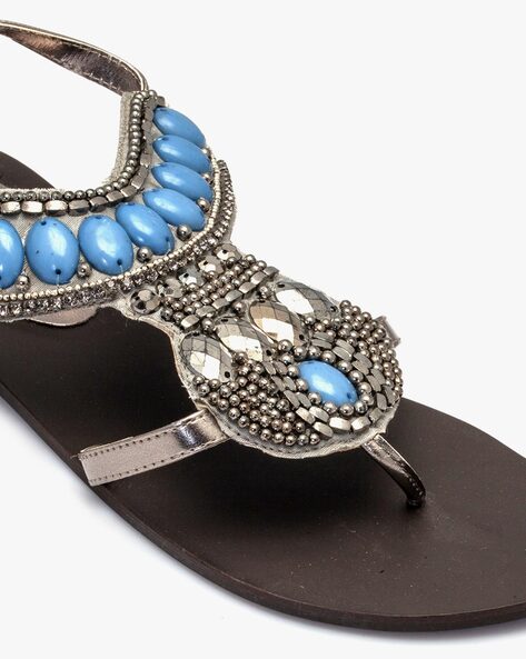 Embellished Sandals at Rs 1299/pair | Embroidered Sandals in Mumbai | ID:  14417806048
