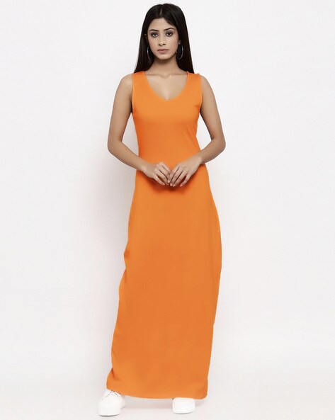 Discover 259+ womens orange dress