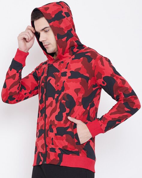 Red camo clearance jacket mens