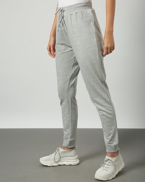 Buy Grey Melange Track Pants for Women by Outryt Online