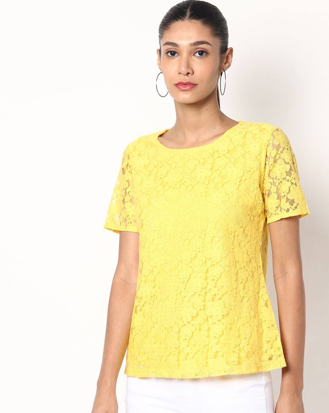 Buy Yellow Tops for Women by RIO Online 
