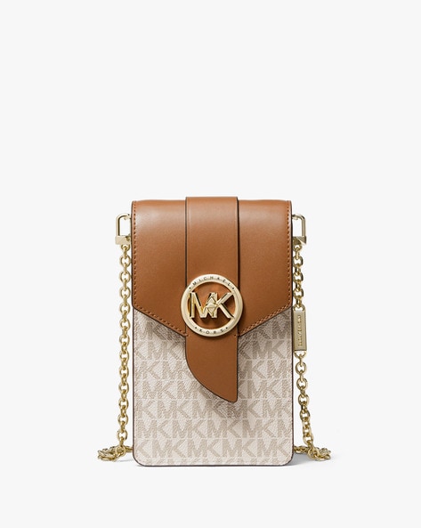 Buy Michael Kors Charm Sling Bag with Chain Strap | White Color Women |  AJIO LUXE