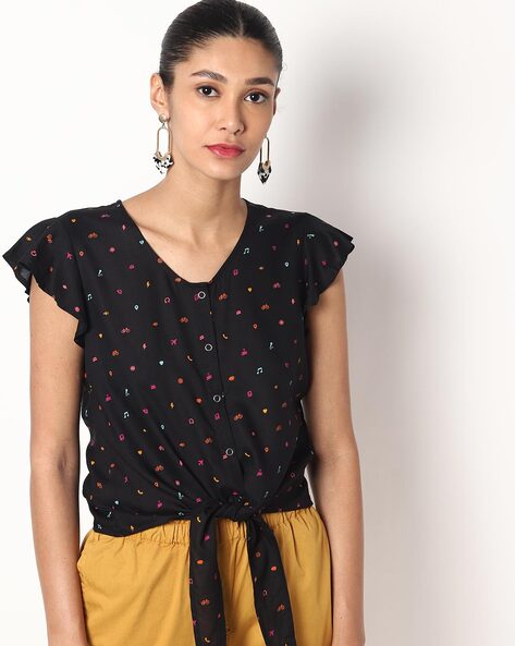 Buy Black Tops for Women by RIO Online