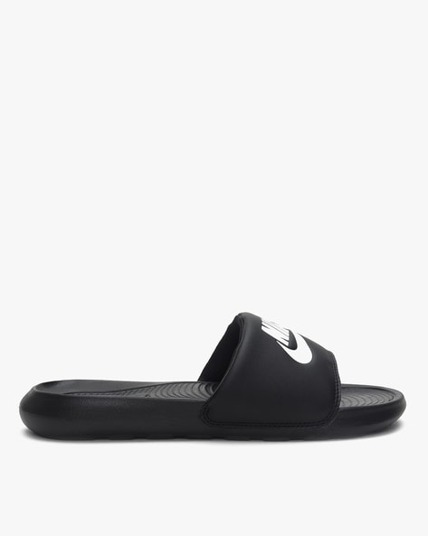 Nike slides with online strap