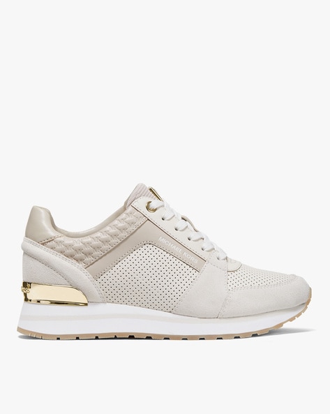 Michael kors billie trainer on sale beige