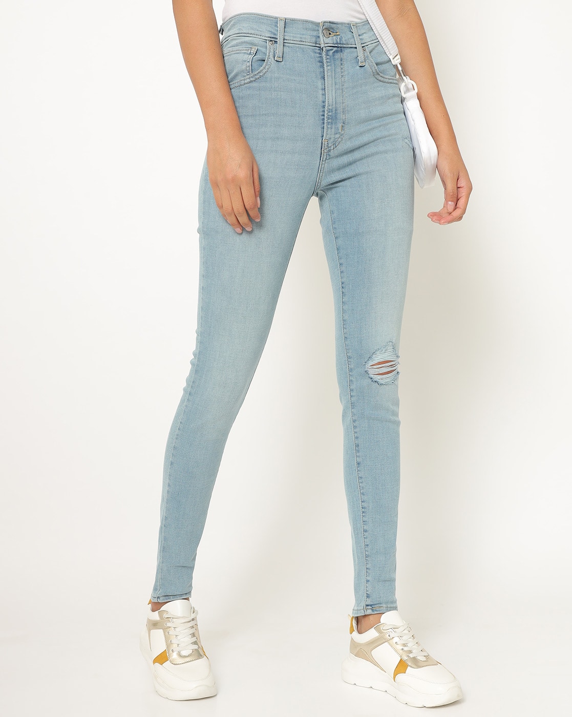 Details about   Levis Super Skinny Jeans Womens Blue Active Low Rise Soft Stretch Denim Jeggings 