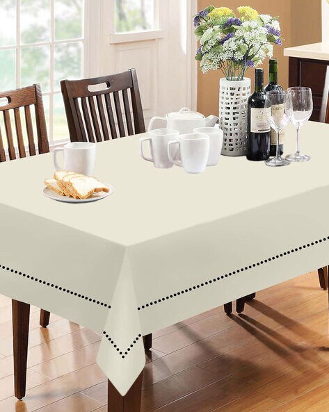 Cream Table Covers Runners, What Size Tablecloth For 6 Chair Table