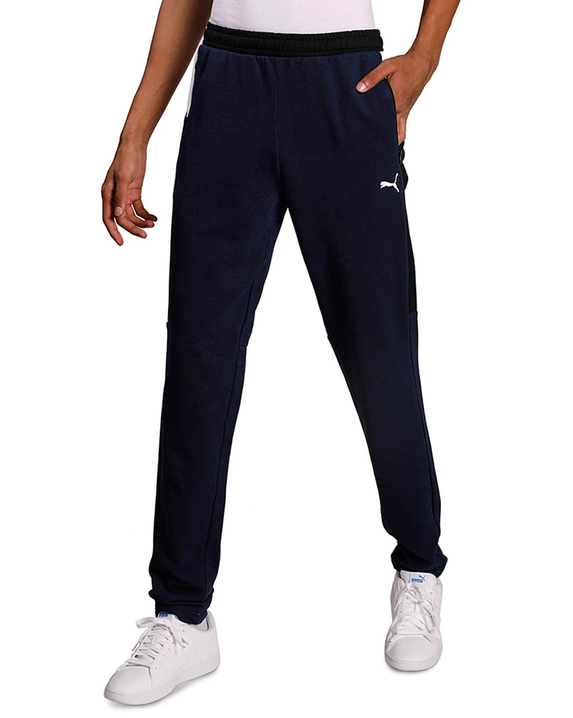 uncuffed tracksuit bottoms