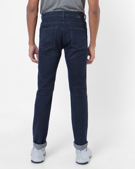 hugo boss navy jeans