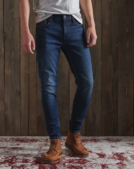 Dark Blue Skinny Fit Jeans