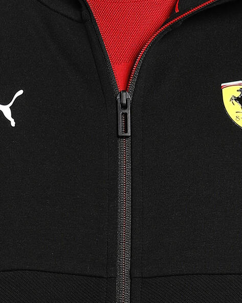 Scuderia Ferrari Men's Puma Padded Jacket-Black/Red - Walmart.com