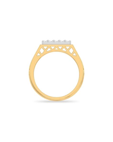 18 KT The Fachnan Yellow Gold Diamond Ring | 18 Kt
