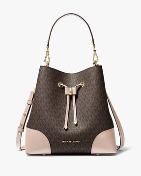 mk bucket bag pink