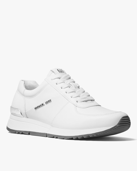 Michael kors allie hot sale trainer optic white