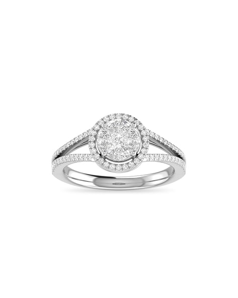 Cartier Agrafe Estate 18K White Gold Diamond Ring 0.86ct – A. Brandt + Son