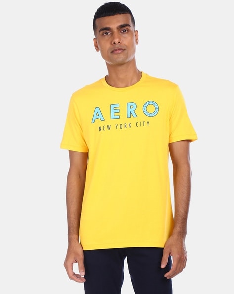 yellow brand t shirt