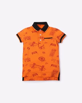 gini & jony Novelty Print Polo T-shirt with Welt Pocket-picture-29
