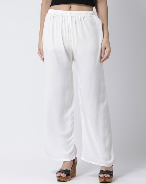 swapi Flared Women White Trousers - Buy swapi Flared Women White Trousers  Online at Best Prices in India | Flipkart.com