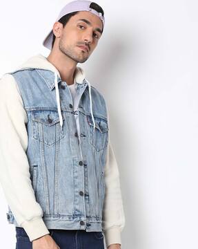 Hybrid Hoodie Denim Jacket - Ready to Wear