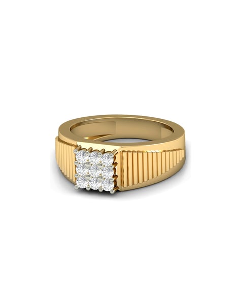 Buy Yellow Gold Rings for Men by Pc Jeweller Online | Ajio.com