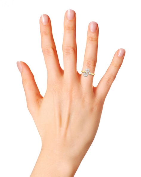 Engagement rings with on sale alphabets