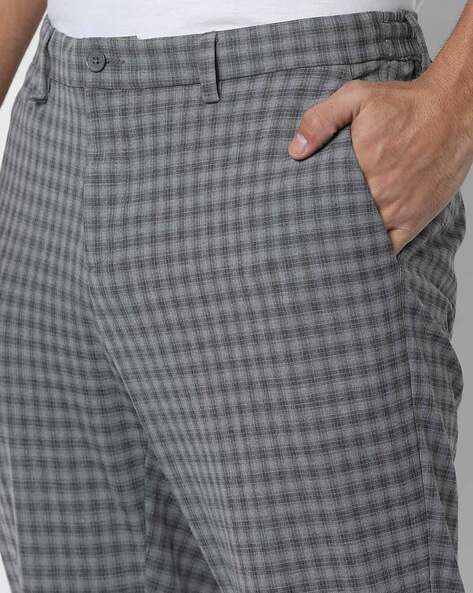 Classic Men's Retro Vintage Sta Press Golf Trousers Mod Prince Of Wales  Check | eBay