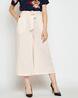Mid-Rise Culottes with Waist Tie-up Mid-Rise Culottes with Waist Tie-up