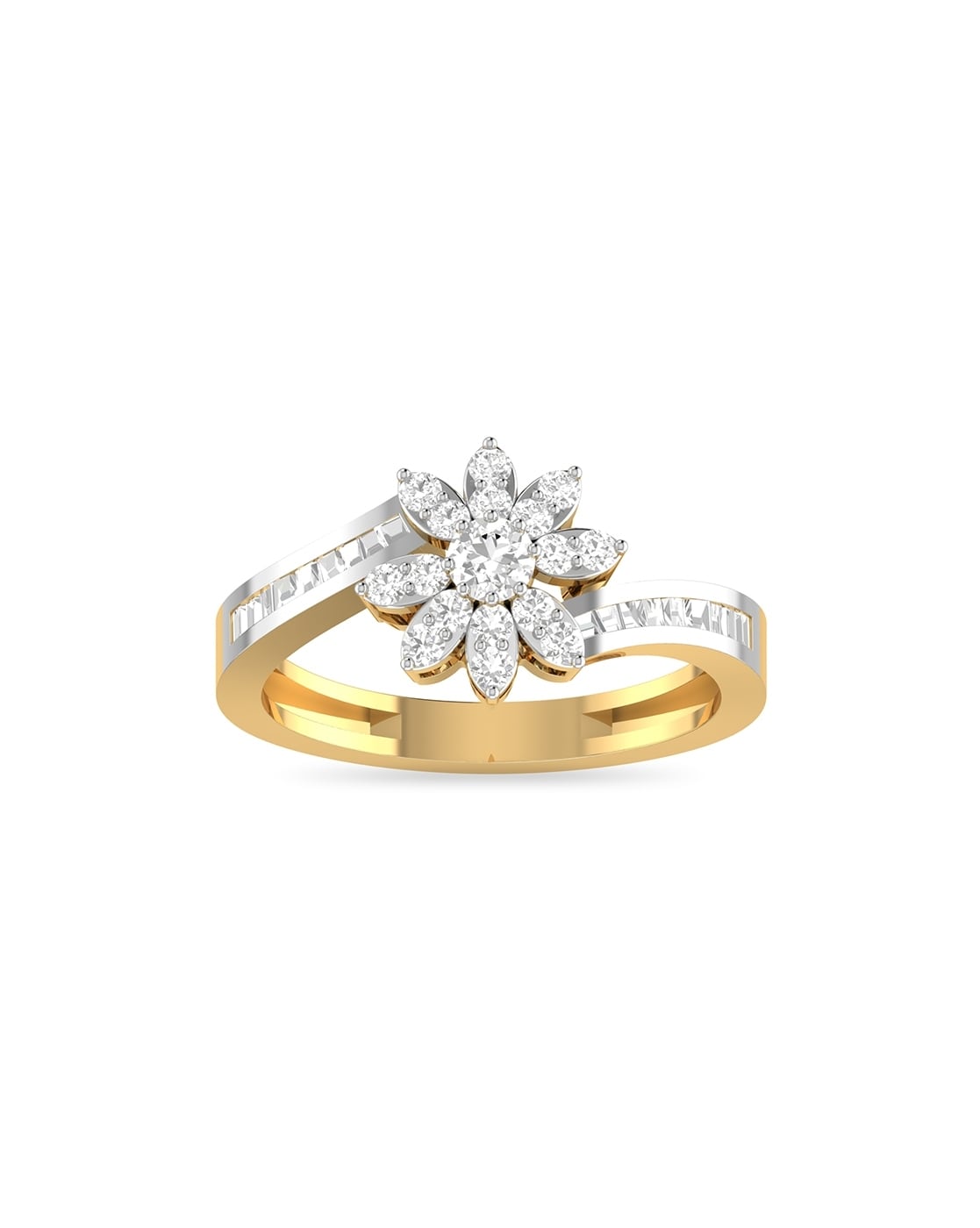 Buy Mia By Tanishq Nature's Finest Gold Captivating Ring Online At Best  Price @ Tata CLiQ