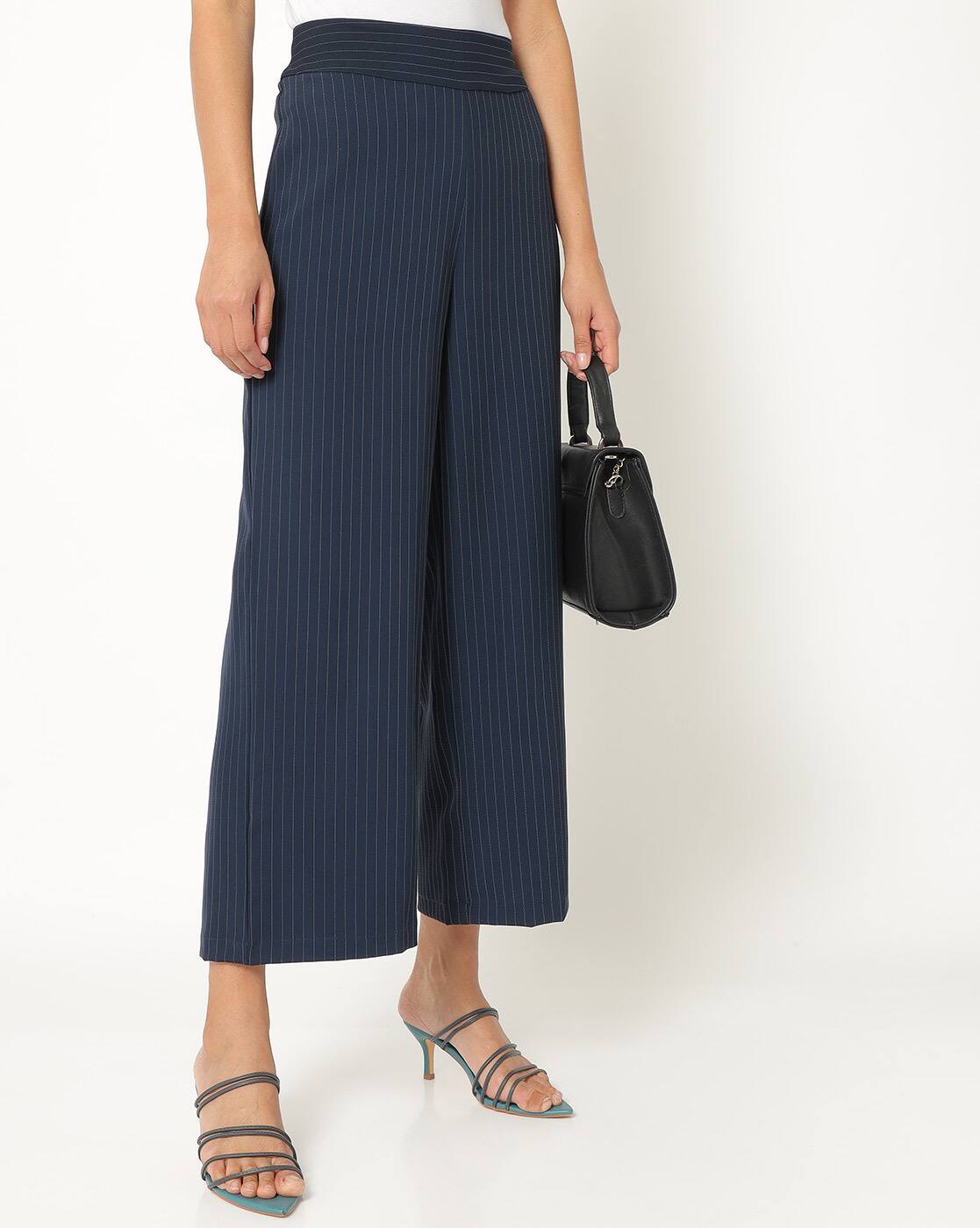 flared pants striped