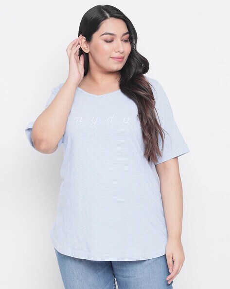 Buy Blue Tops for Women by Amydus Online