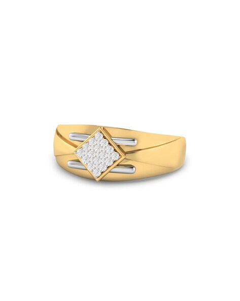 Gold plates ring for womens fancy rings