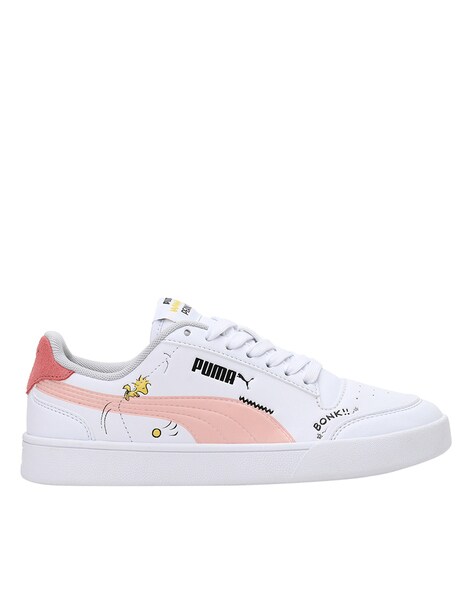 puma x peanuts shuffle youth trainers