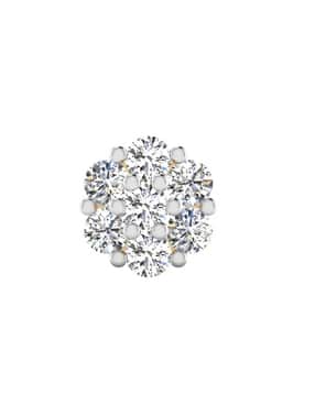 iski uski 18 KT Yellow Gold Diamond-Studded Earring-picture-32