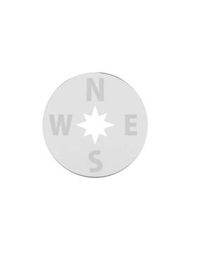 iski uski 18 KT White Gold Stud Earrings-picture-10