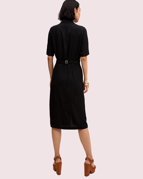 kate spade button front shirt dress