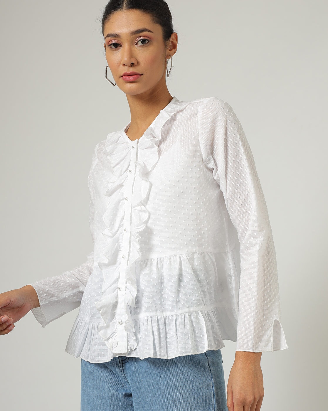 Buy White Tops for Women by Outryt Online