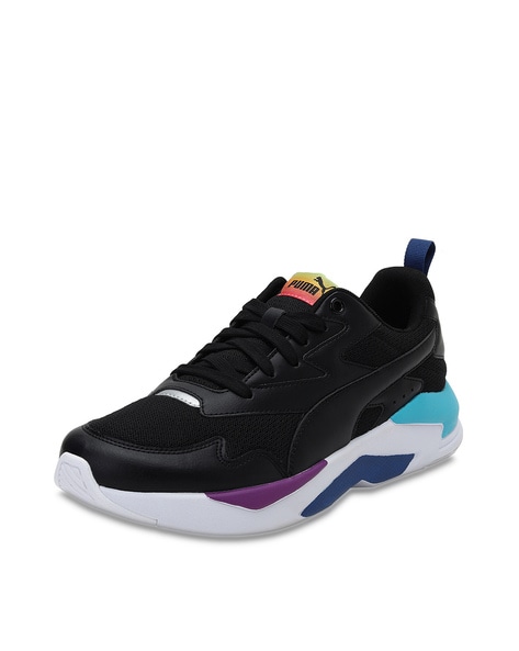 black rainbow puma shoes