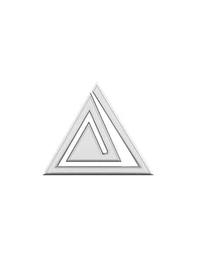 iski uski 18 KT White Gold Stud Earrings-picture-10