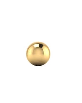 iski uski 18 KT Yellow Gold Ear Stud-picture-17