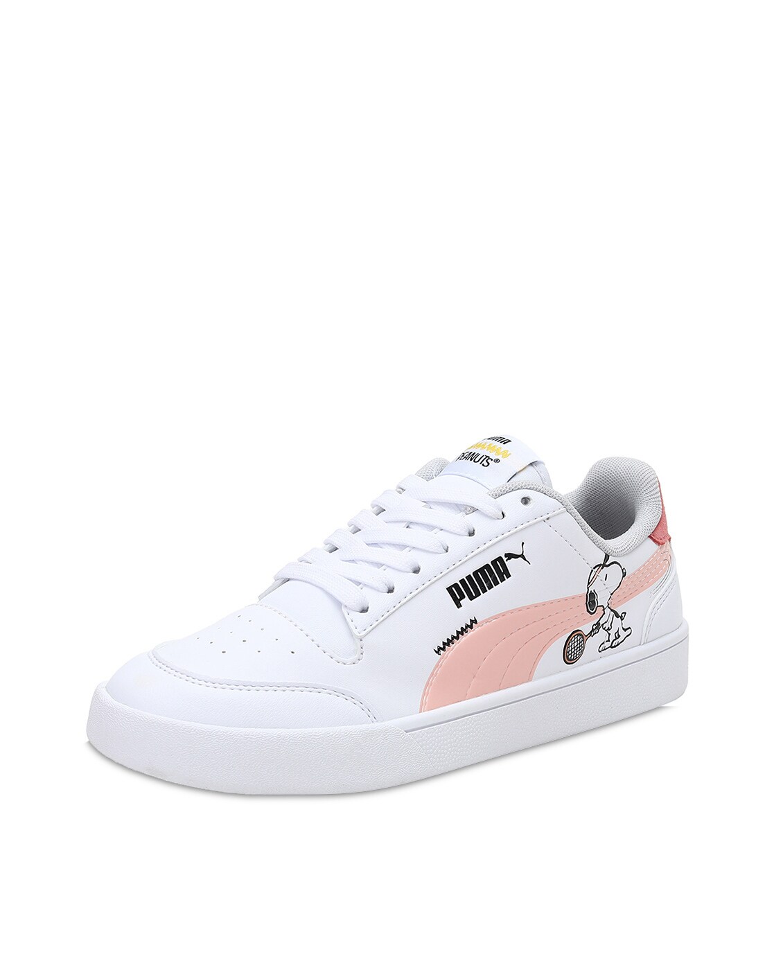 puma x peanuts shuffle youth trainers