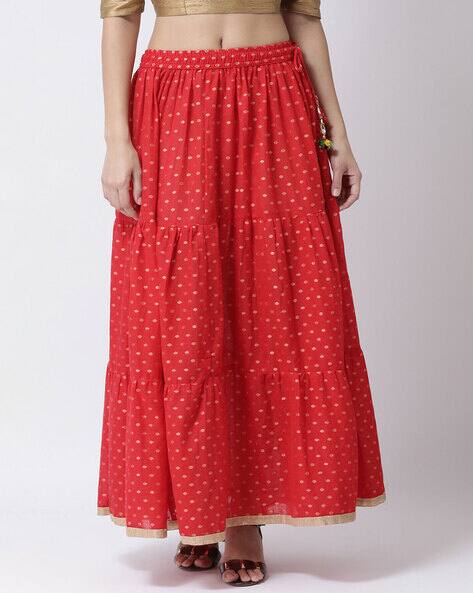 flared skirt for garba