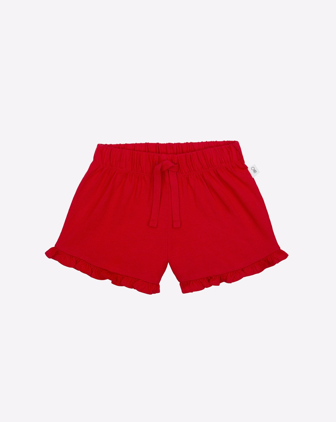 Ladies red 2024 cotton shorts