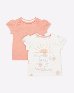 mothercare Pack of 2 Round-Neck T-shirts-picture-46