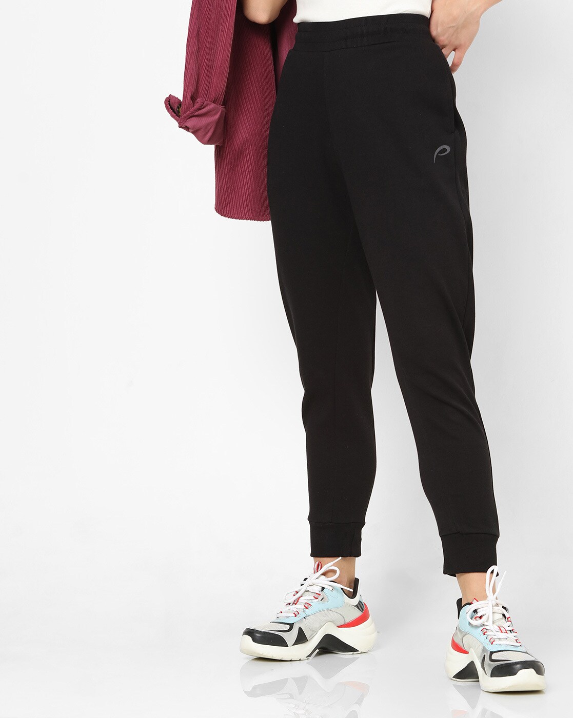 Cuffed Joggers with Slip Pockets