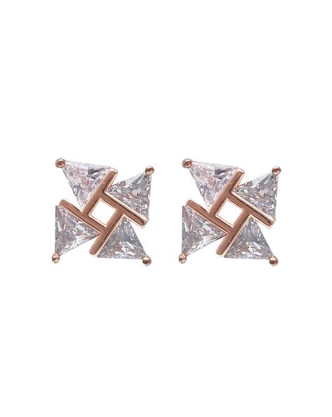 Buy Rose Gold-Toned Earrings for Women 
