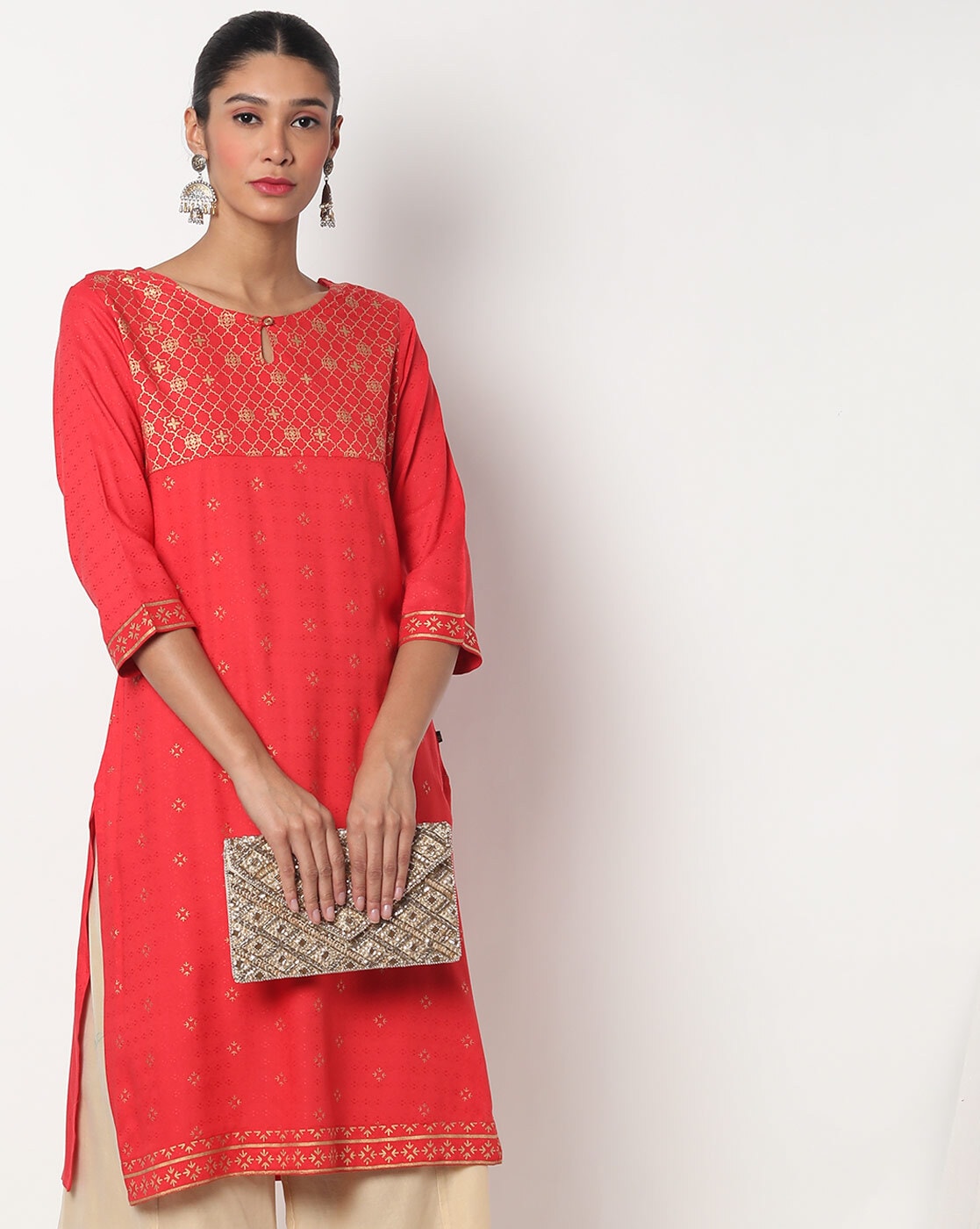 Buy Red Kurtis & Tunics for Women by AVAASA MIX N' MATCH Online | Ajio.com