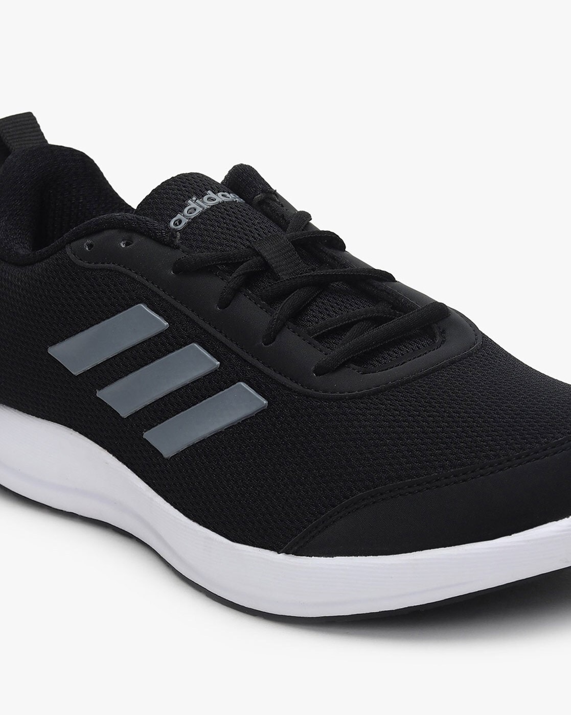 Adidas yking m on sale black running shoes