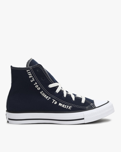 Converse All Star High Top Black Trainers | Lyst