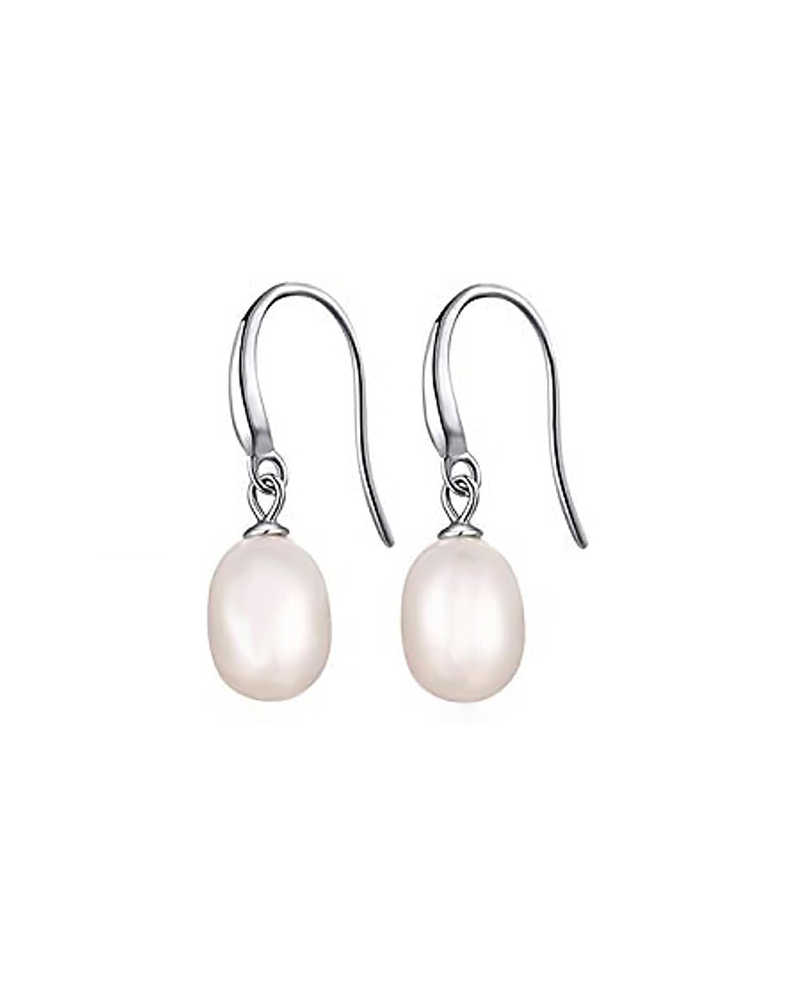 Details more than 73 silver and pearl drop earrings best - esthdonghoadian